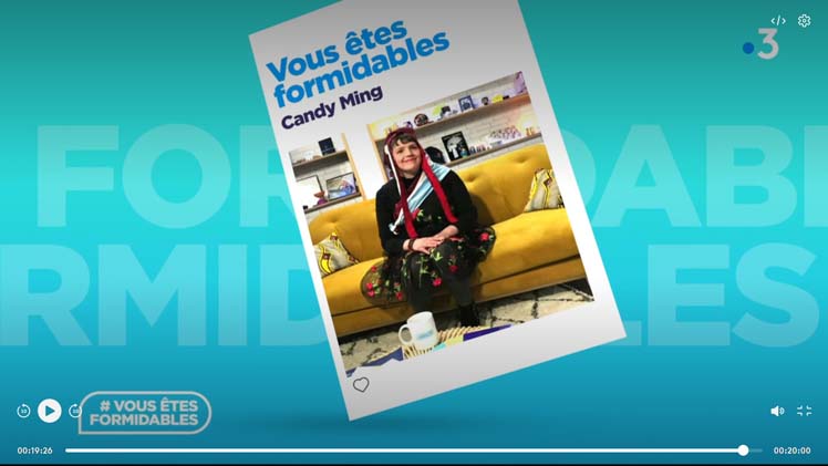 France 3 hauts-de-France - Vous Etes Formidables Candy Ming Rainbow, Virginie Demange 1